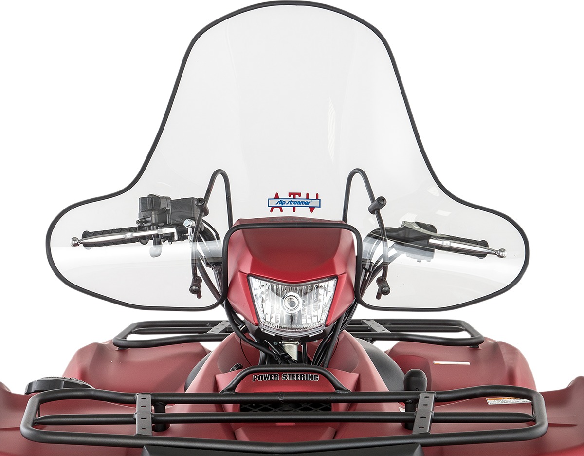 Big Country ATV Quick Release Windshield 16-3/4" High w/ Headlight Cutout - Click Image to Close