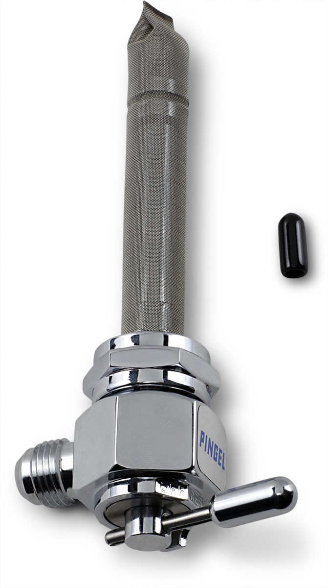 Pingel Power-Flo Petcock Hex 22mm 90 Deg. AN-6 Fitting - Click Image to Close