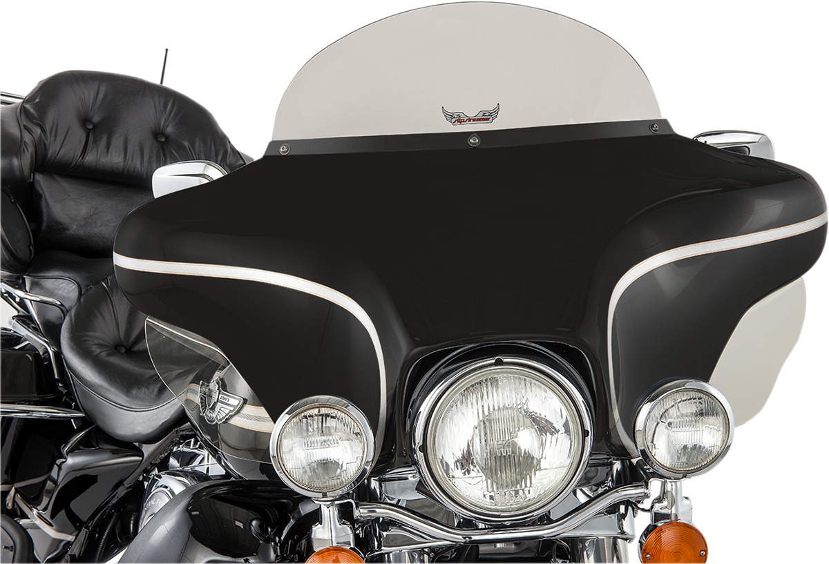 130 Series Detachable Windshield 8" Smoke - For 96-13 HD FLH - Click Image to Close