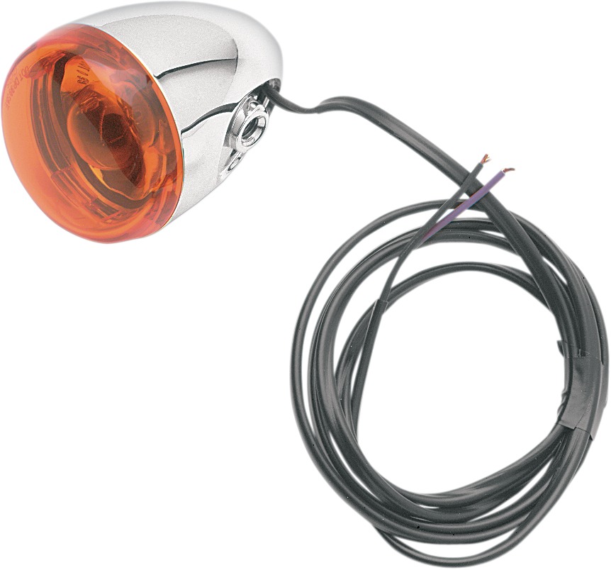Chris Products Deuce-Style Amber Turn Signal Lamp Bullet Style - Click Image to Close