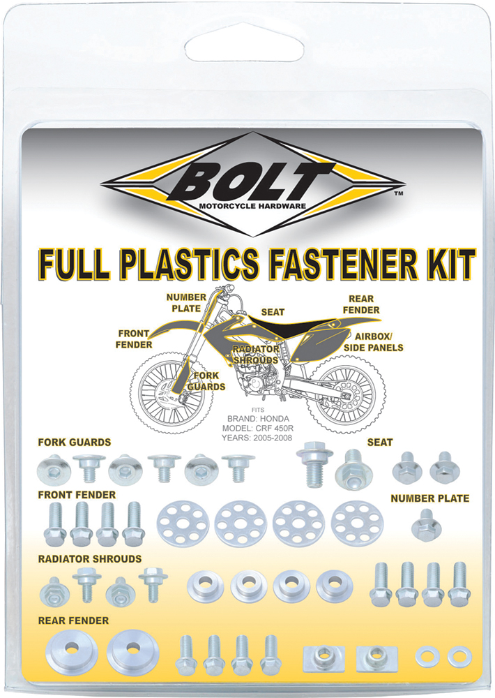 Full Plastic Fastener Kit - For 10-18 Suzuki RMZ250 & 08-17 RMZ450 - Click Image to Close