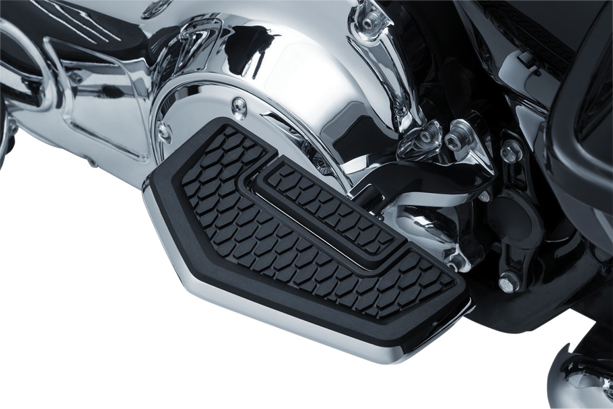 Hex Driver/Passenger Floorboards Chrome - For Harley - Click Image to Close
