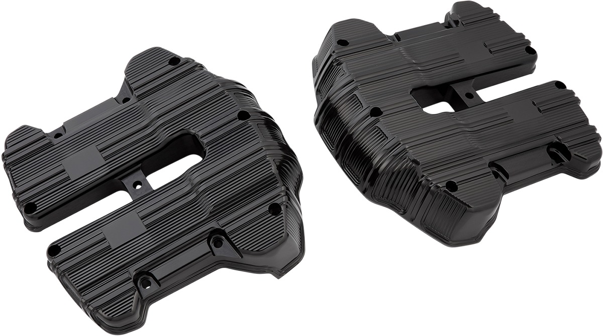 Arlen Ness 10-Gauge Rocker Covers Black - Click Image to Close