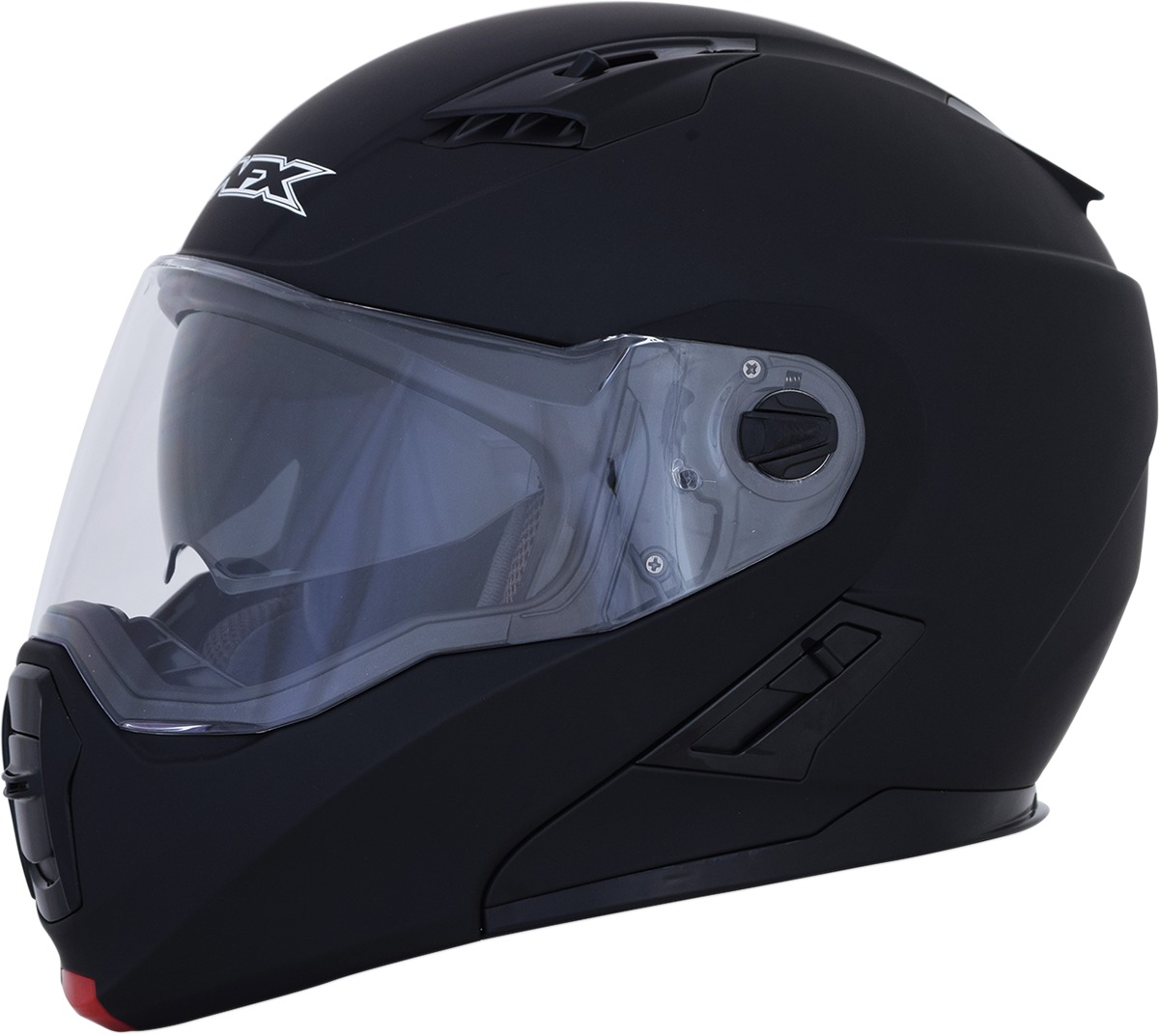 FX-111 Modular Street Helmet Matte Black 2X-Large - Click Image to Close