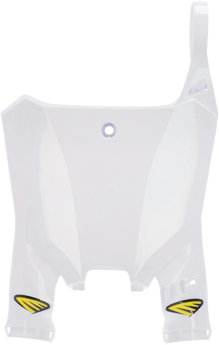 Cycra Stadium Front Number Plate White Fits Honda - Click Image to Close