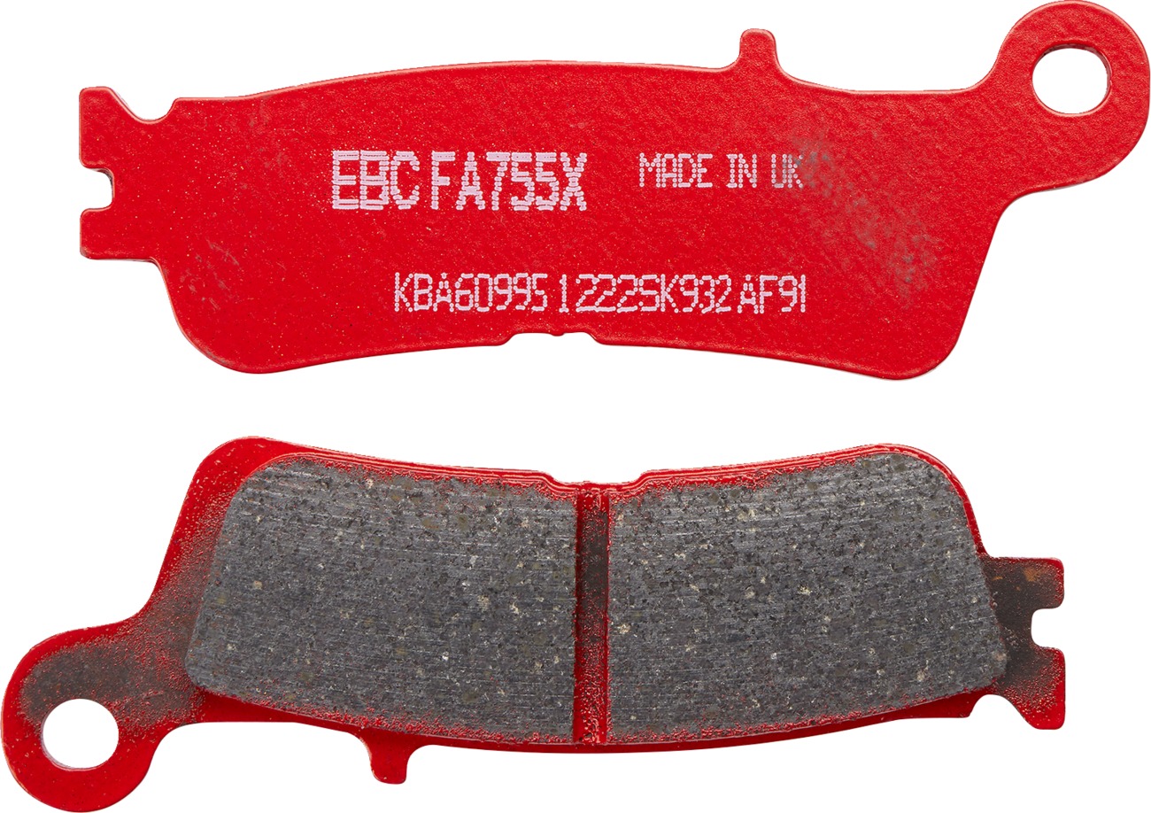 EBC FA755X Carbon X Series Front Brake Pads For Yamaha YZ WR 2021-2025 - Click Image to Close