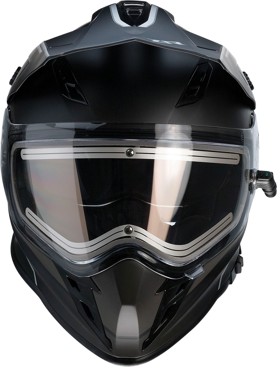 Range Bladestorm Dual-Sport Snow Helmet X-Large - Black/White - Click Image to Close