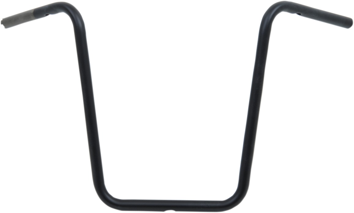 Drag Specialties 1in Flat Black Ape Hanger Handlebar 18in For Harley - 18in Flat Black Ape Hanger Handlebar For Harley - Click Image to Close