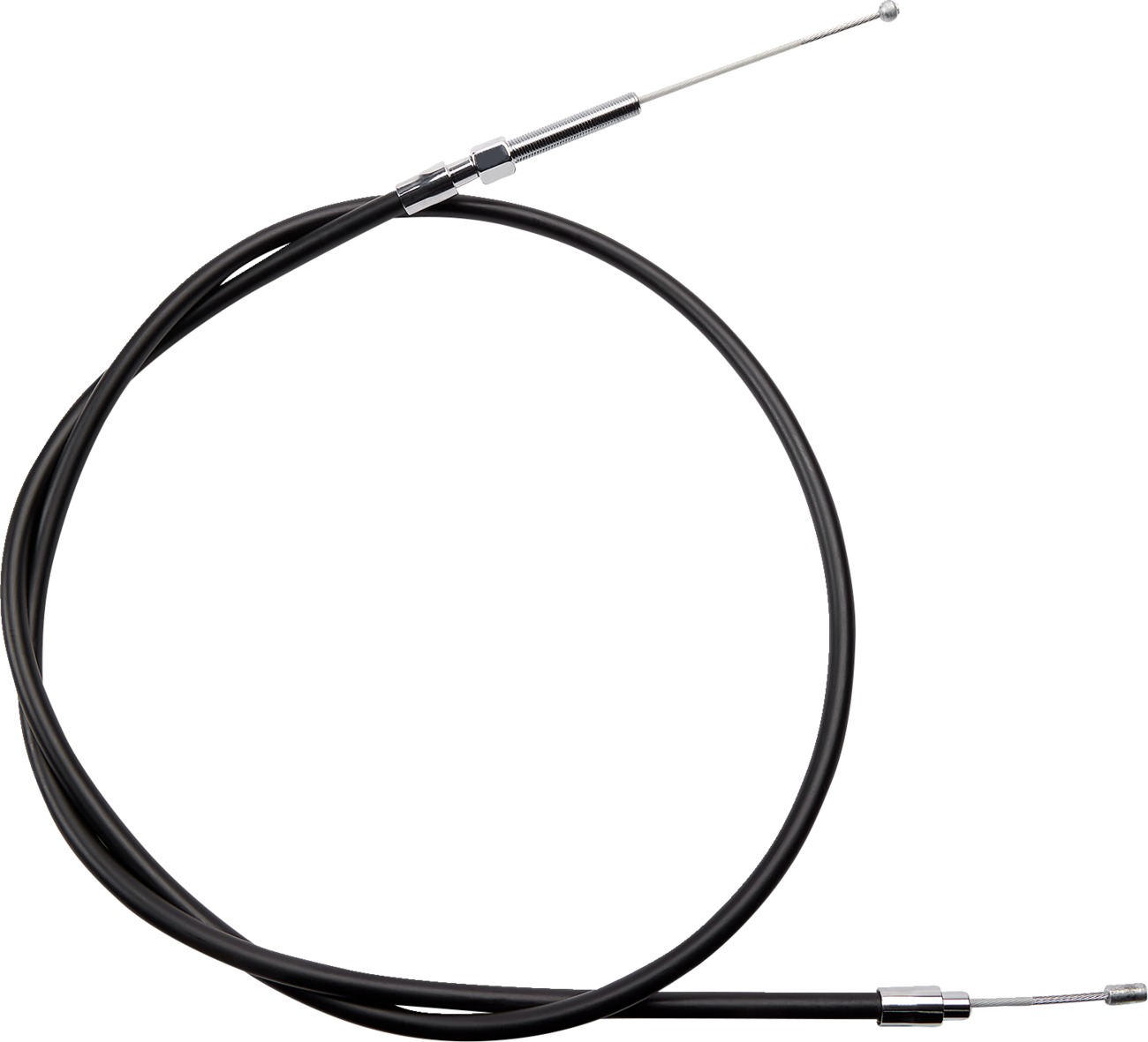Drag Specialties Black Vinyl Clutch Cable Standard 58in For Harley-Davidson - Black vinyl clutch cable 58in For Harley-Davidson - Click Image to Close