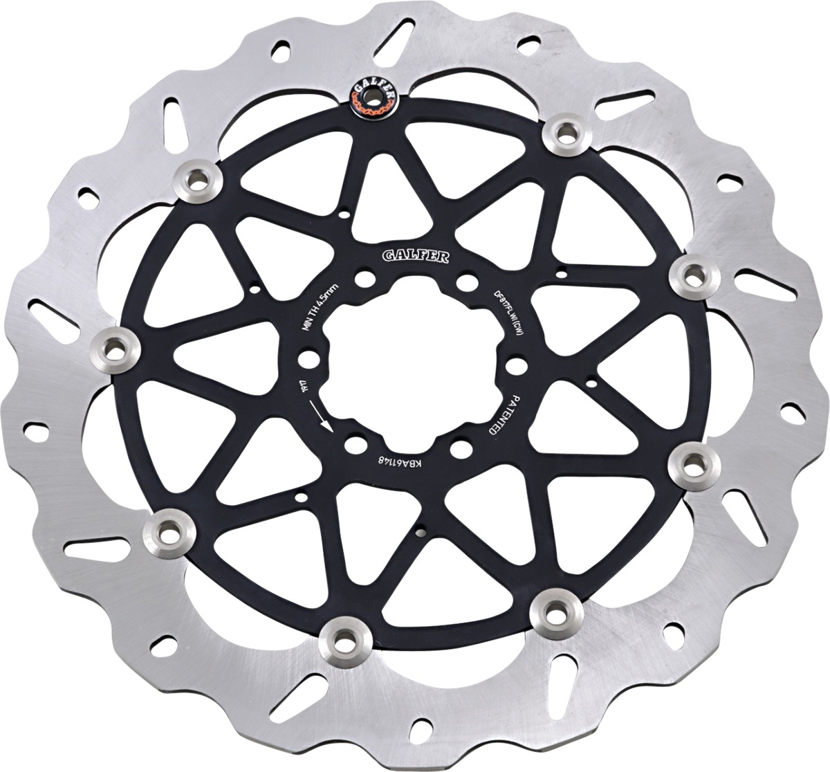 Floating Wave Brake Rotor - Left Directional - Front Disc - Click Image to Close