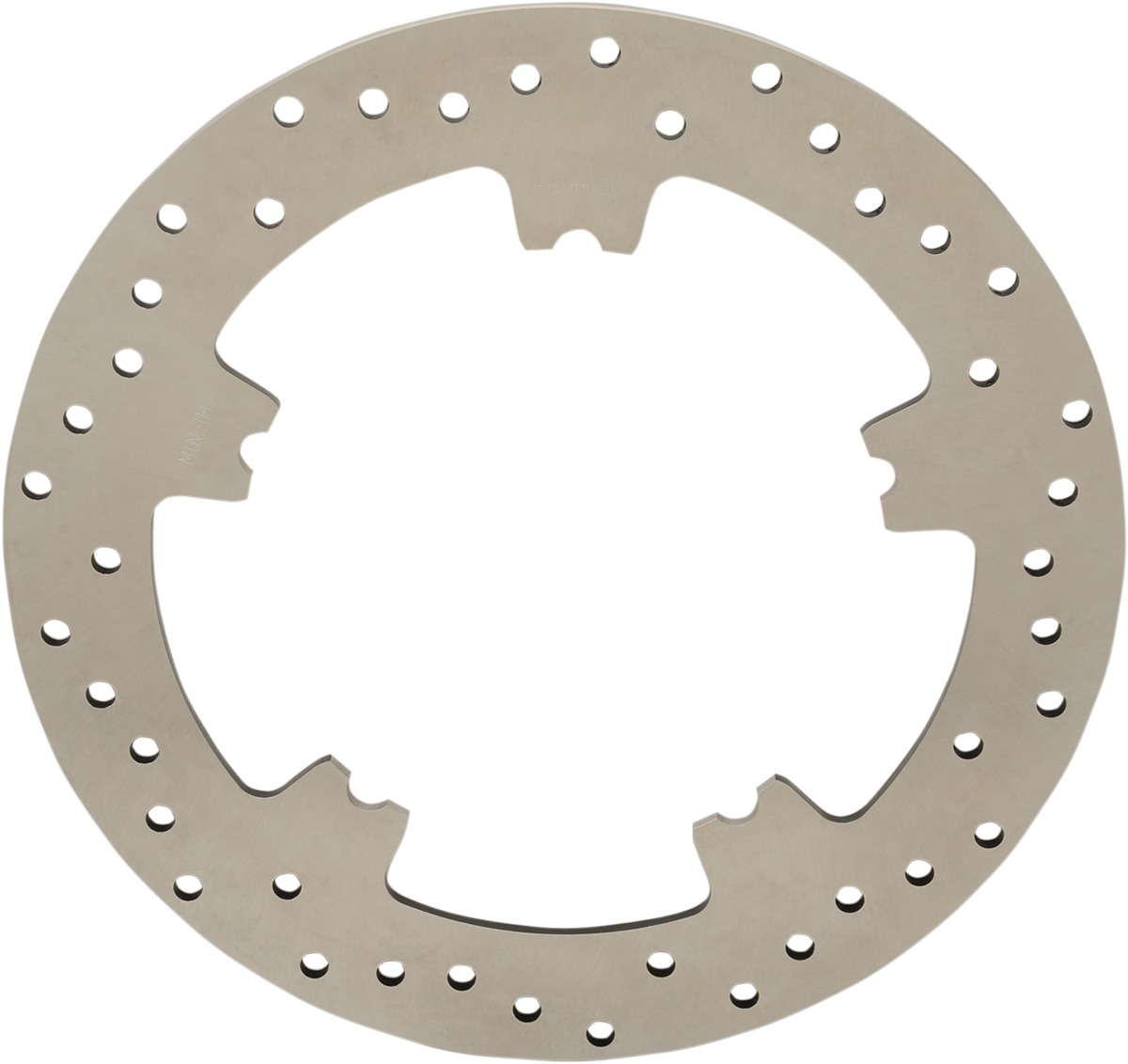 Drilled Front Brake Rotor 300mm - For Dyna & V-Rod - Click Image to Close