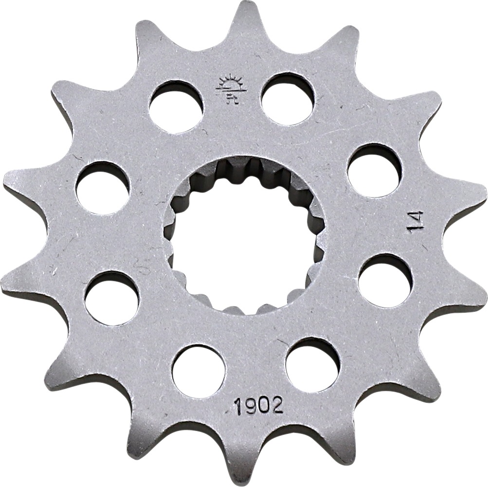 Front Steel Countershaft Sprocket - 14 Tooth 520 - Click Image to Close