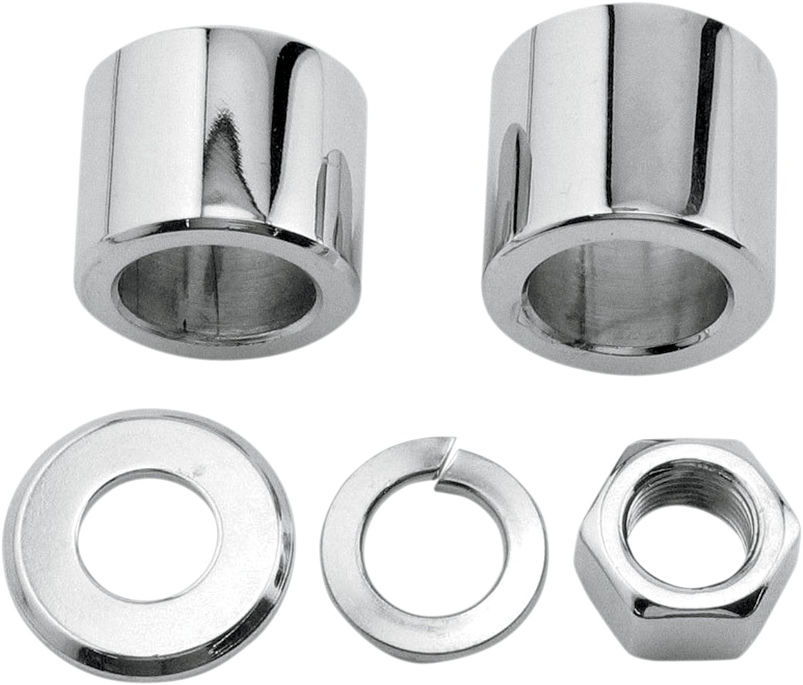 Colony Axle Nut & Spacer Kit Chrome - Click Image to Close