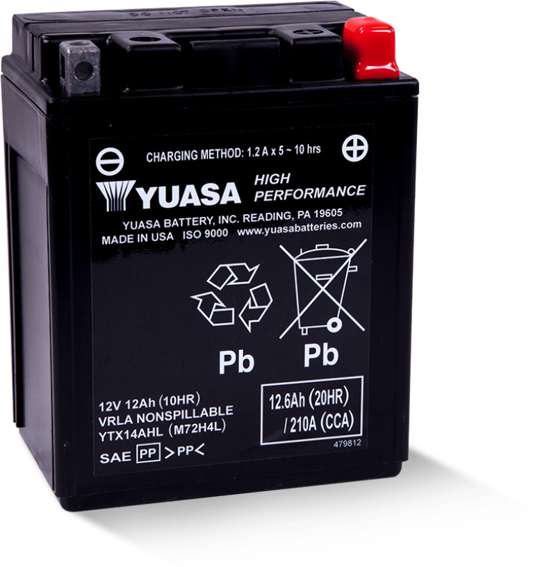 Factory Activated Battery YTX14AHL - Click Image to Close