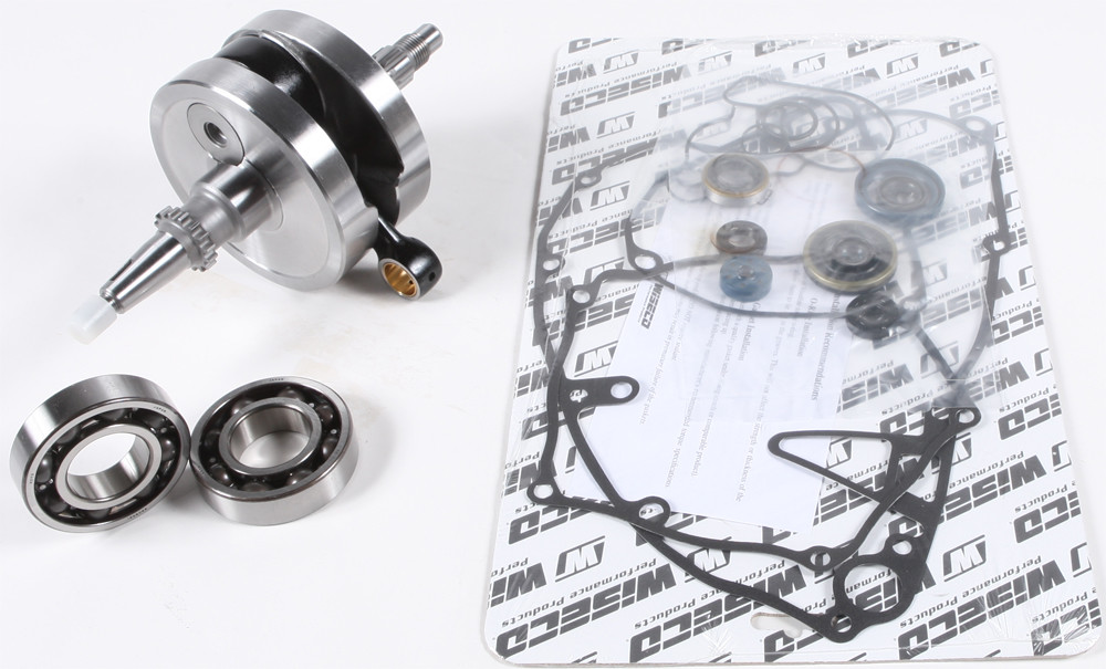 Complete Bottom End Rebuild Kit - For 04-08 Kawasaki KX250F Suzuki RMZ250 - Click Image to Close