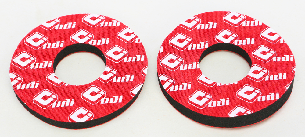 ODI Grip Donuts - Red - Soft foam grip donuts in blue - Click Image to Close