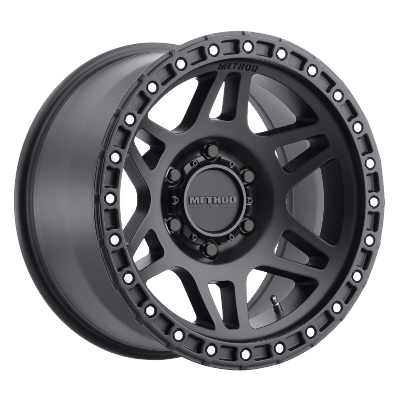 MR312 18x9 +18mm Offset 6x135 87mm CB Matte Black Wheel - Click Image to Close