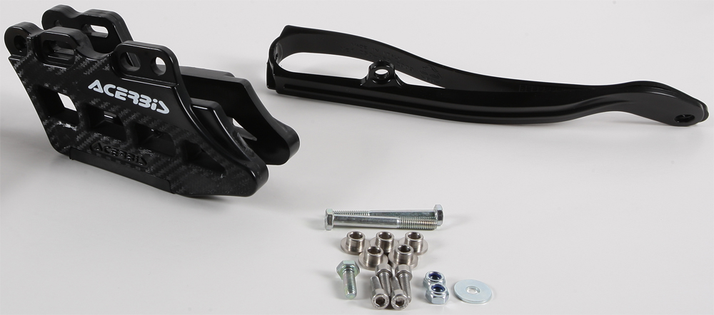 Chain Guide & Swingarm Slider Kit V 2.0 - - Black - For 09-22 Yamaha YZ250F/FX YZ450F/FX - Click Image to Close