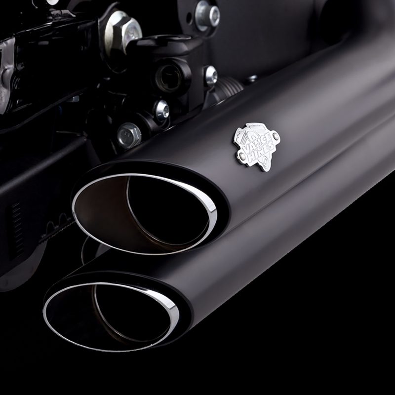 Vance & Hines Shortshots PCX Exhaust Black Fits 18-22 Softail - Click Image to Close