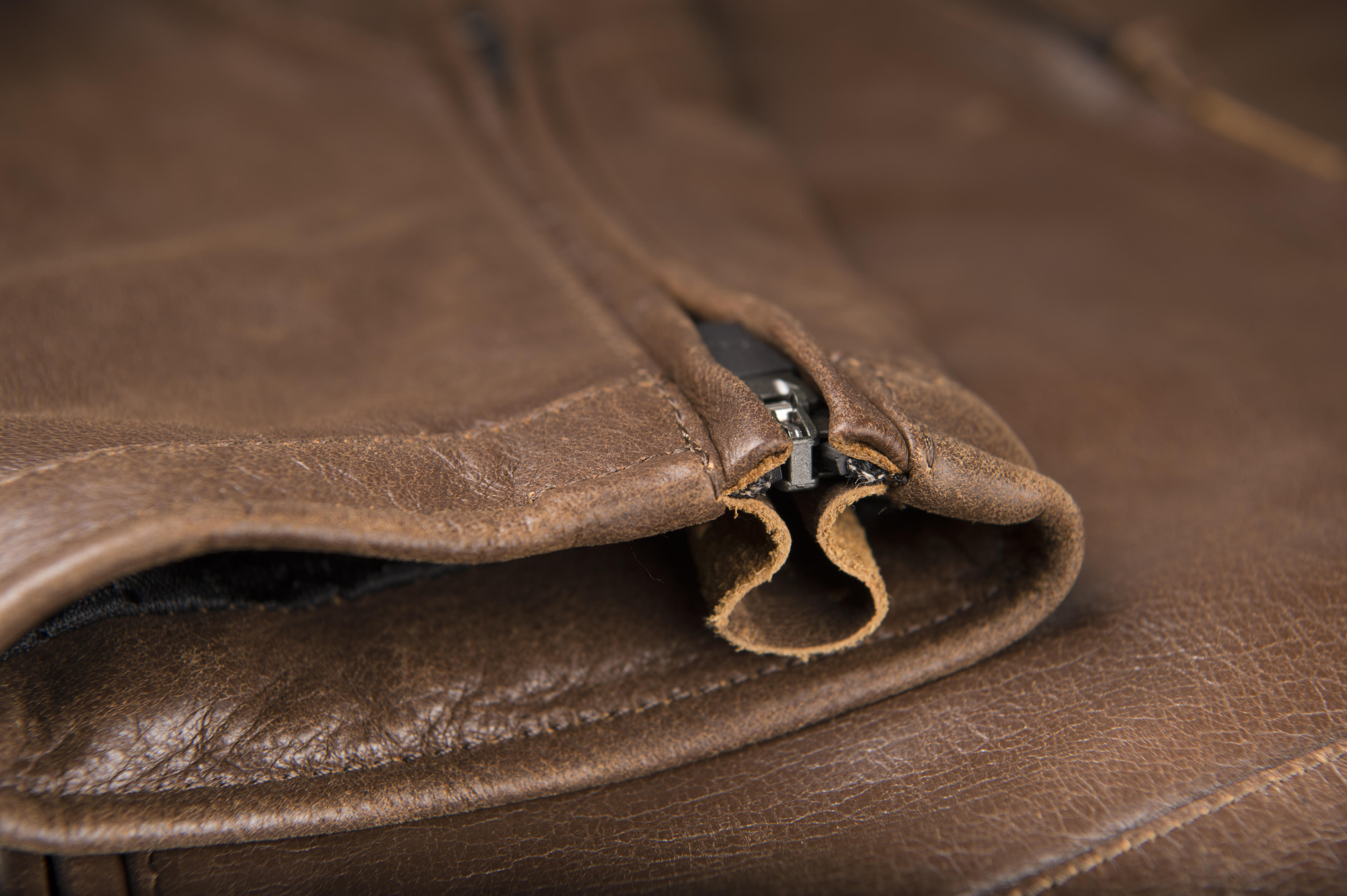 Primer Riding Jacket Brown Large - Click Image to Close
