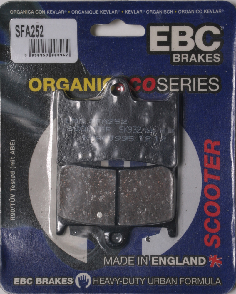 Standard Organic Brake Pads - Click Image to Close