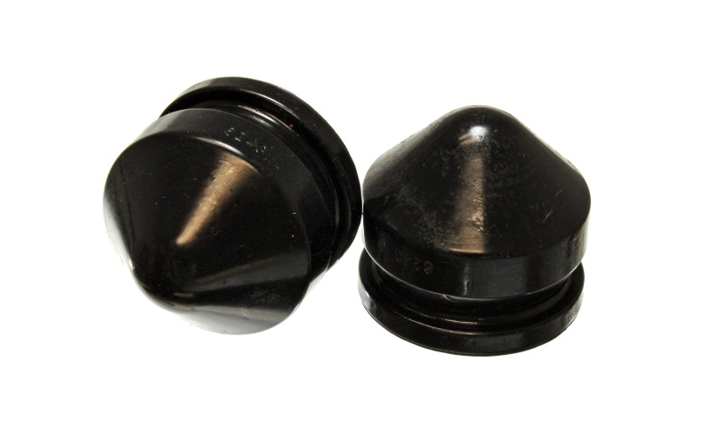 Black Front Bumper Stop Set Fits 02-05 Dodge Ram 1500 2WD - Click Image to Close