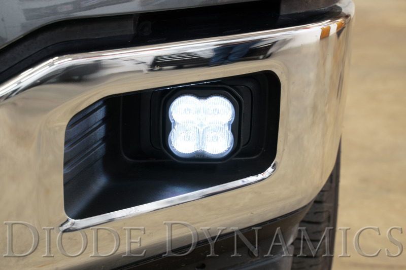 SS3 Pro Type F2 Yellow SAE Fog Light Kit Pair - Diode Dynamics - Click Image to Close