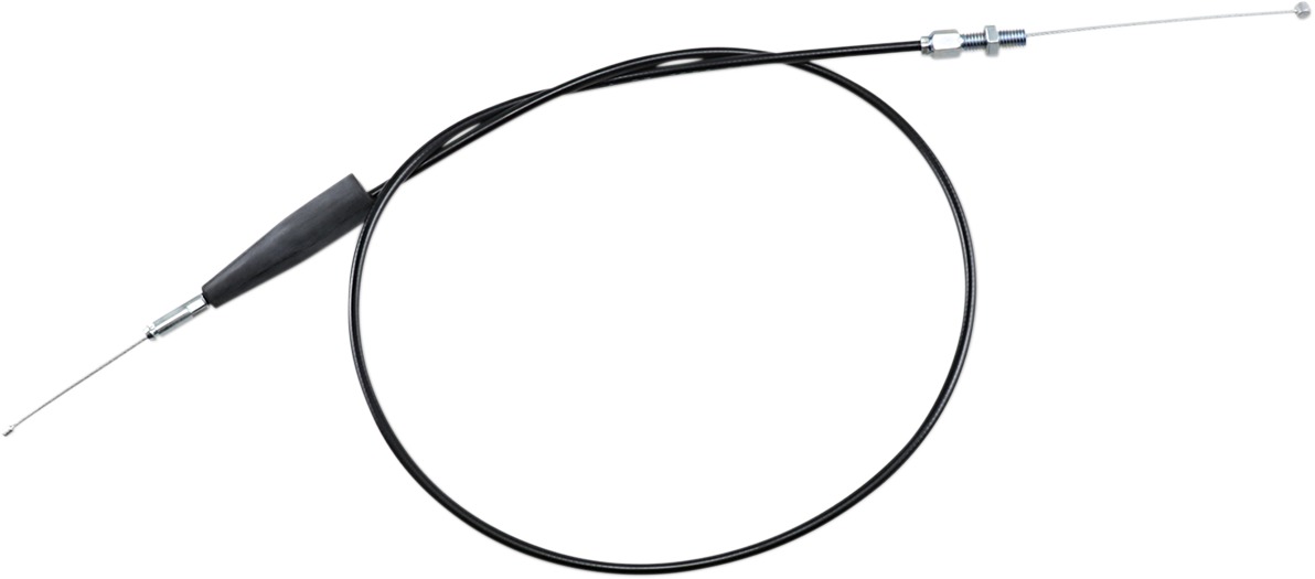 Black Vinyl Throttle Cable - Kawasaki KX125/250 - Click Image to Close