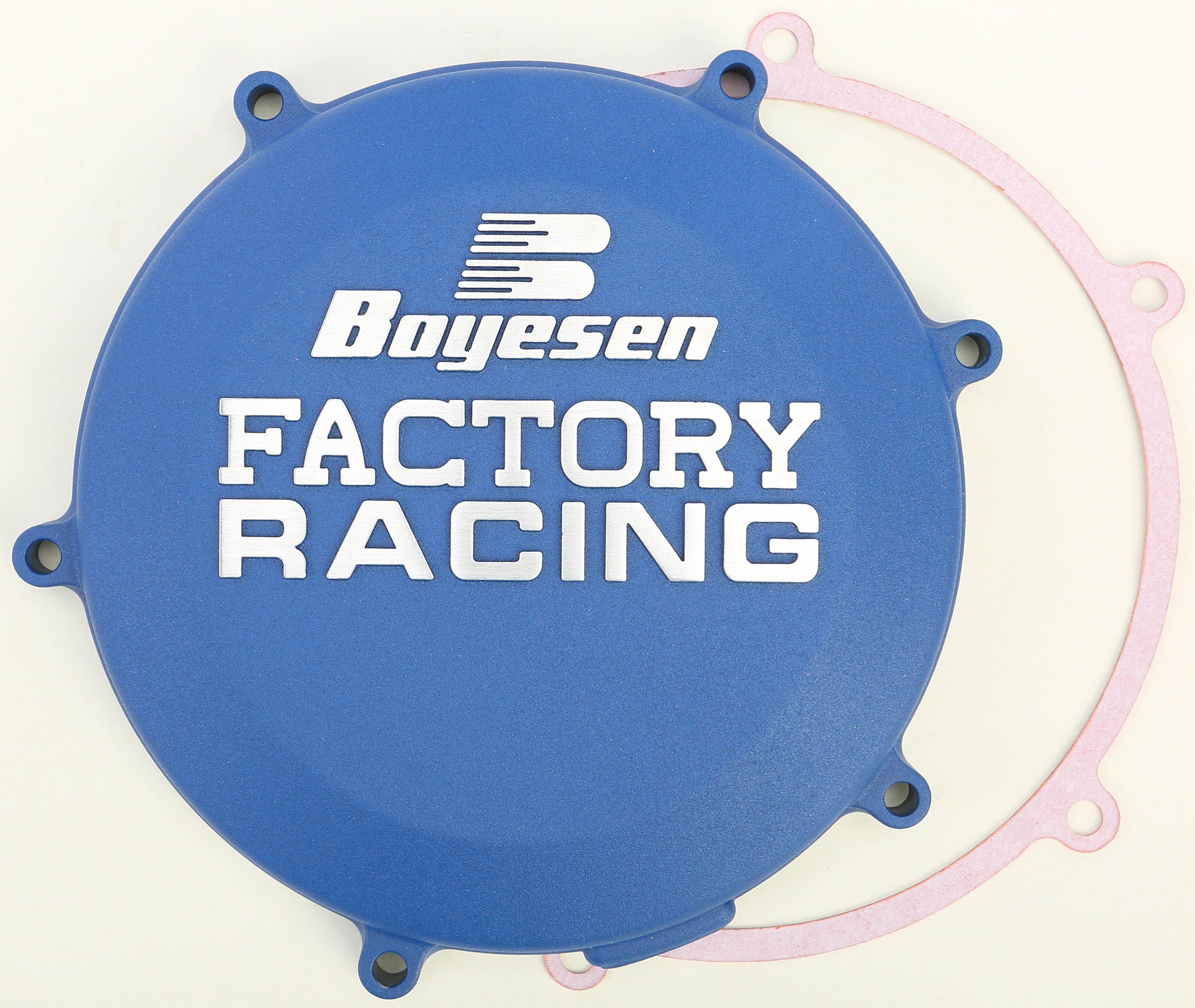 Blue Factory Racing Clutch Cover - For 16-17 Kawasaki KX450F - Click Image to Close