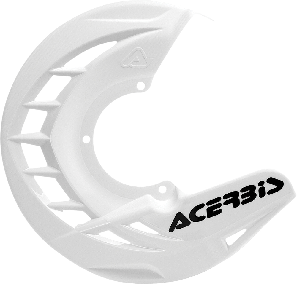 X-Brake Brake Rotor Disc Cover - White - For Use w/ X-Brake Mounting Kits - Click Image to Close