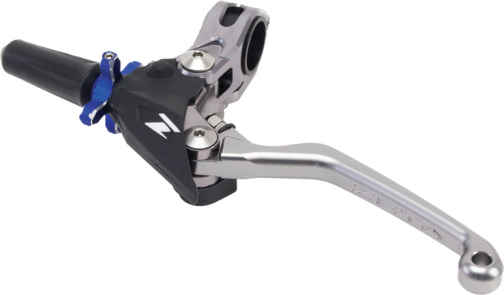 Clutch Pivot Perch w/ 4 Finger CP CNC Lever & Blue Adjuster - Click Image to Close