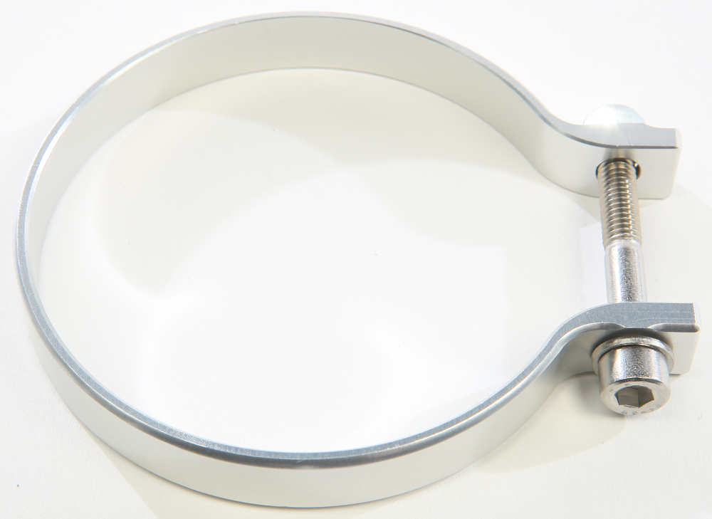AXIA 3.25 Inch Universal Strap Clamp Silver - Universal mounting strap clamp for 3.25 inch tubing - Click Image to Close