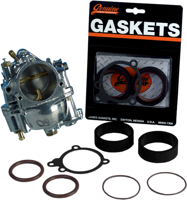 Carburetor and Intake Gasket Kit for S&S by James Gaskets - Click Image to Close