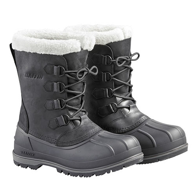 Baffin Canada Men's Winter Boots Black Size 13 - Insulated men's winter boots, black, size 13 - Click Image to Close