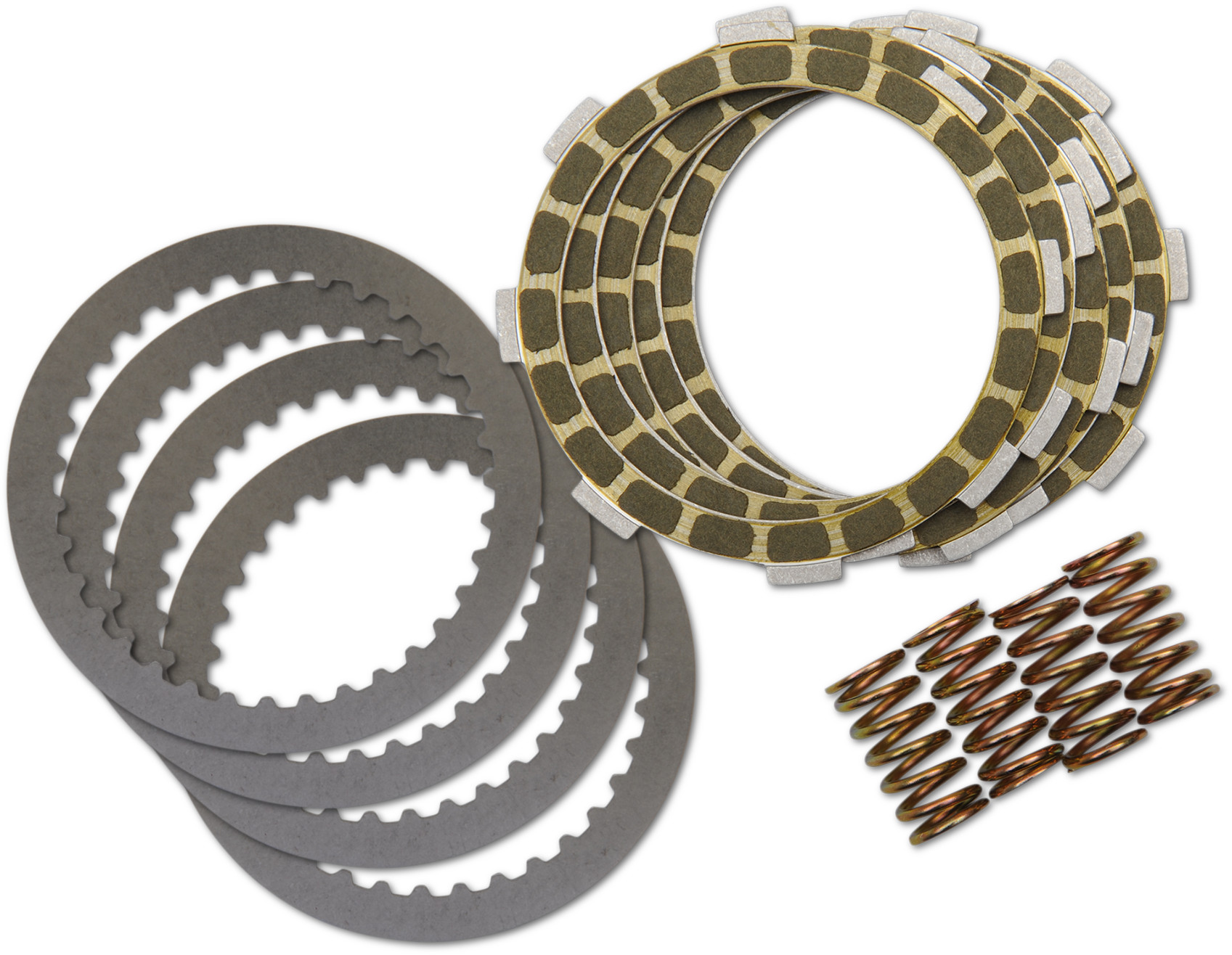 Dirt Digger Complete Clutch Kit Frictions, Steels, & Springs - For 86-87 ATC200X - Click Image to Close