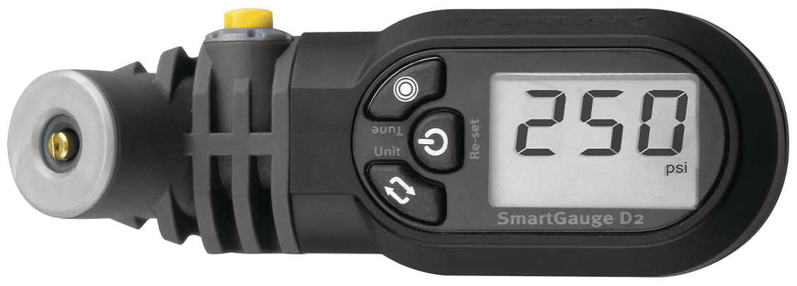 Smartgauge D2 - For Presta & Schrader Valves - Up to 250 PSI - Click Image to Close