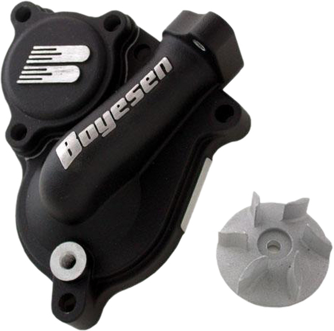 Waterpump Cover Impeller Kit - Black - For Suzuki RM80 RM85 - Click Image to Close