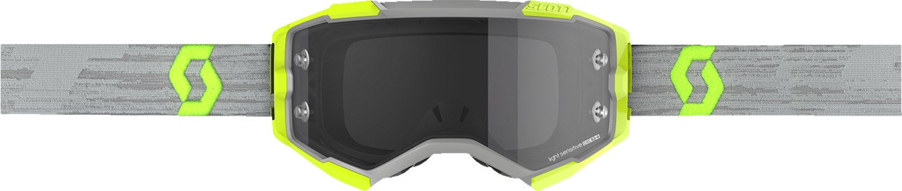 Scott Fury Goggle LS Grey/Yellow with Grey Works Lens â€“ Adult Size - Click Image to Close