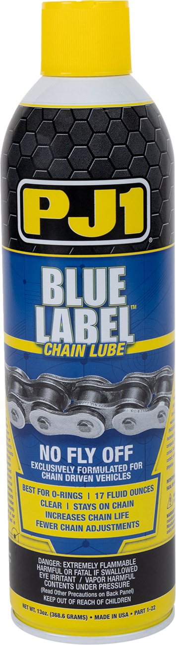 PJ1 Blue Label Chain Lube 13oz - For O-ring and standard chains - Click Image to Close