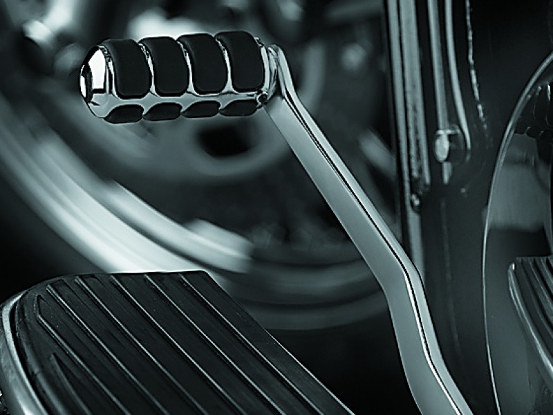 Kuryakyn Round Shifter Peg Cover Chrome - Chrome shifter peg cover for select motorcycles - Click Image to Close