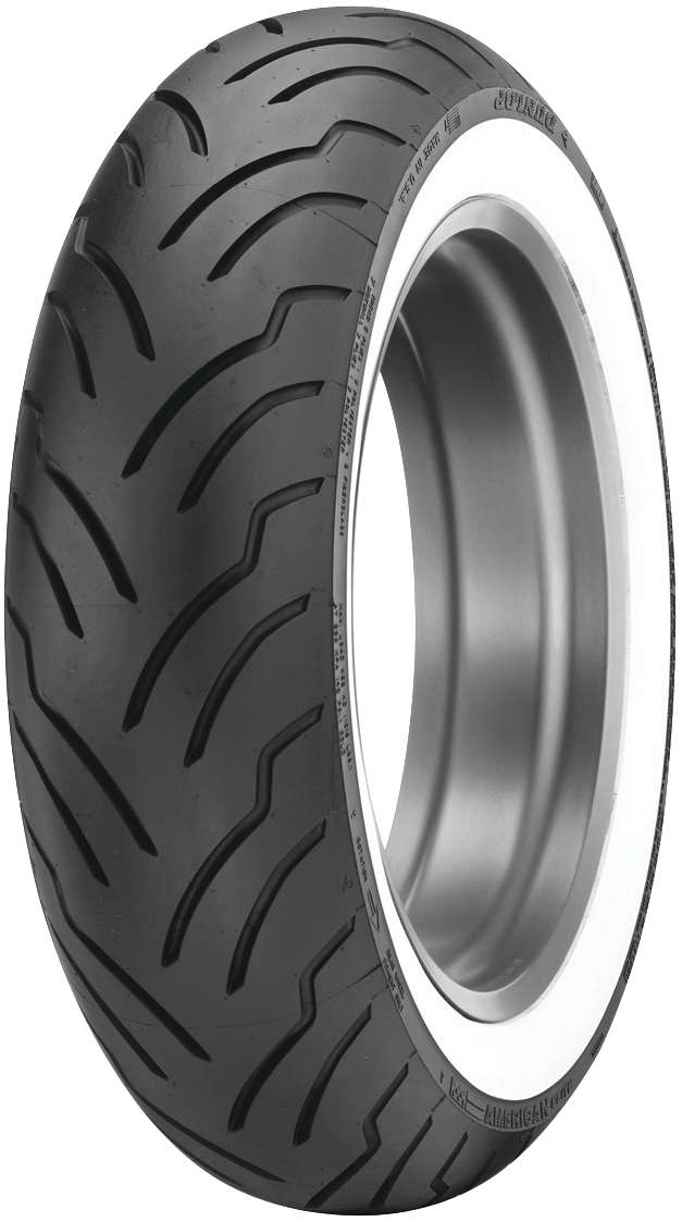 American Elite Rear Tire MU85B16 77H Bias TL Wide White Wall - Click Image to Close