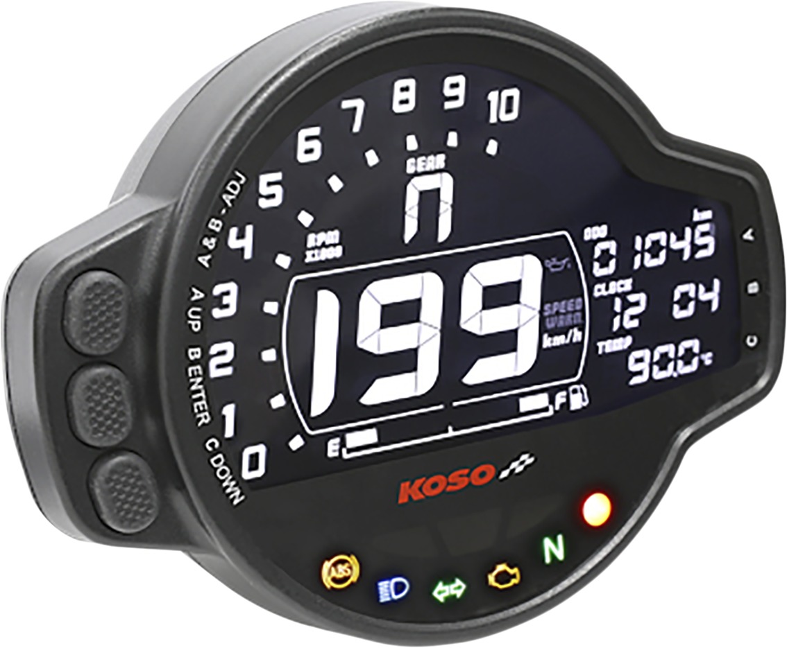 MS-01 Multifunction Gauge - Plug & Play For Honda Grom - Click Image to Close
