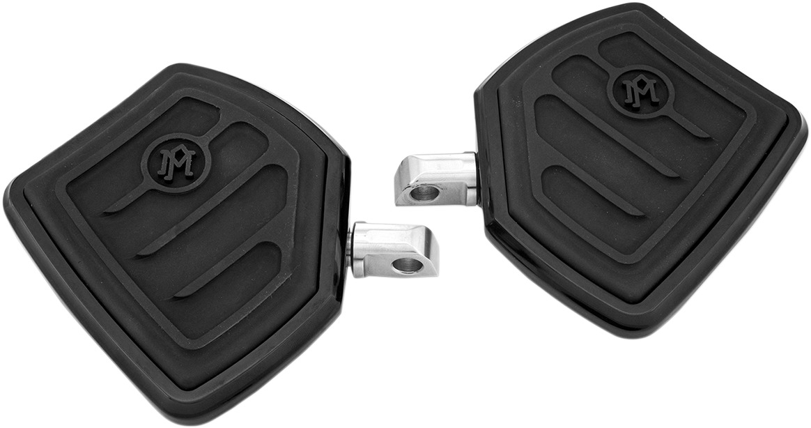 Contour Mini Passenger Floorboards - Black - For Stock HD Peg - Click Image to Close