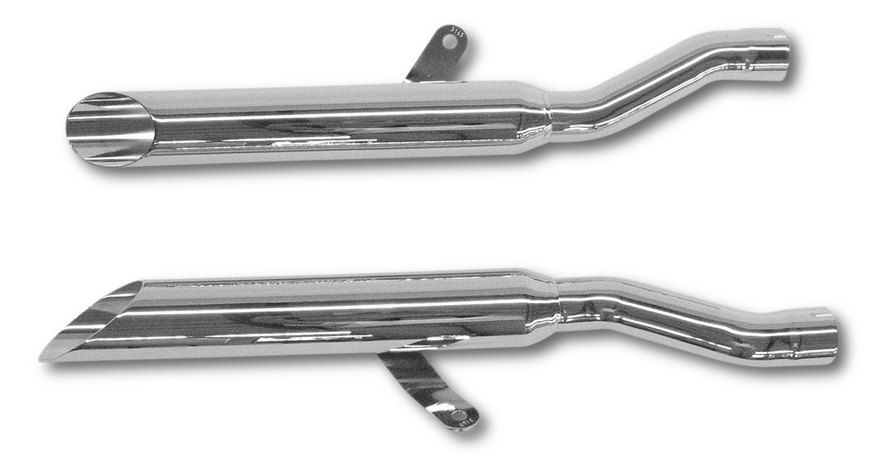 Slash Cut Slip On Exhaust - 92-04 800 Intruder 05-09 S50 Boulevard - Click Image to Close