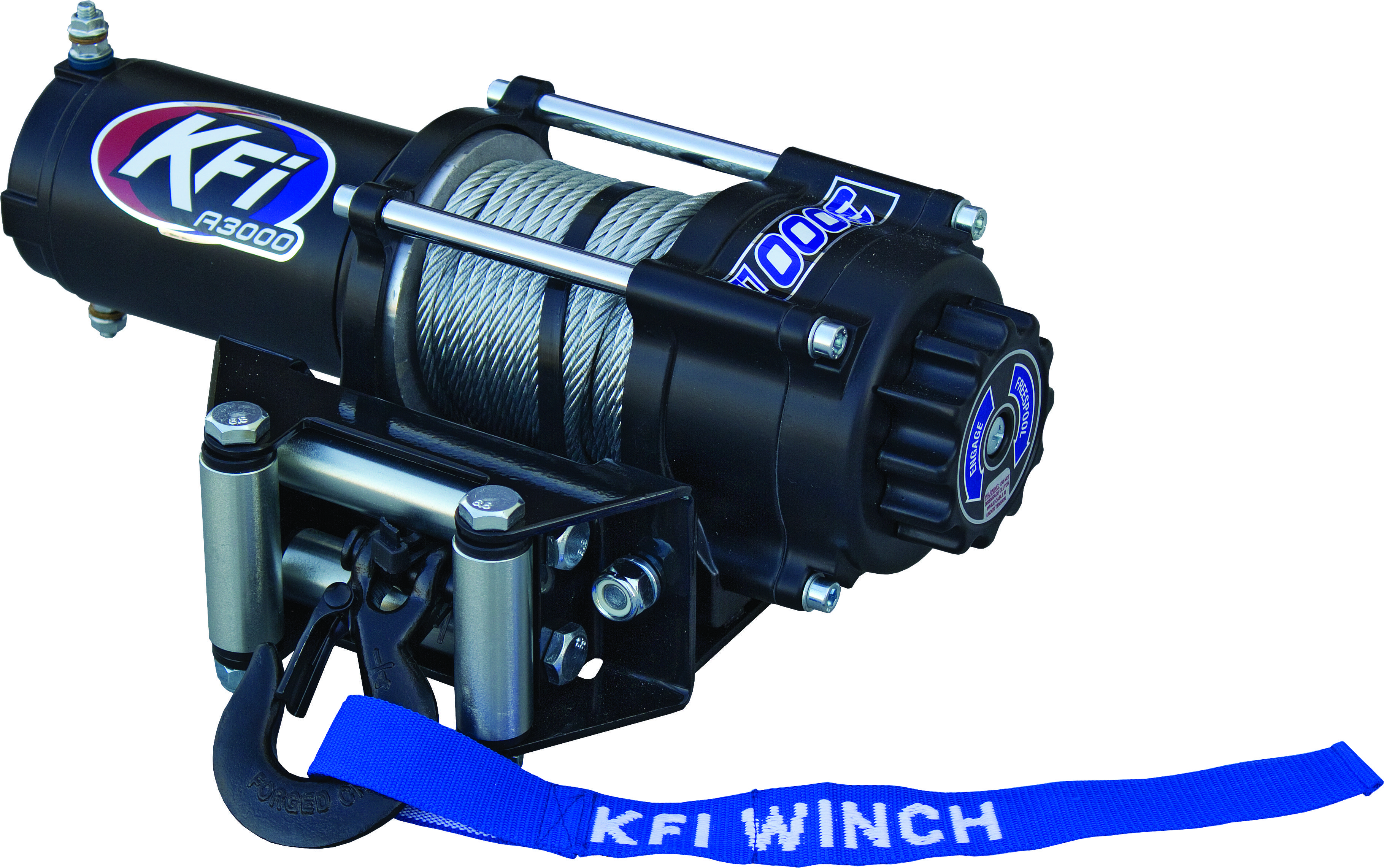 3000Lb A3000 Winch Kit w/ Handlebar Switch & Contactor - Click Image to Close
