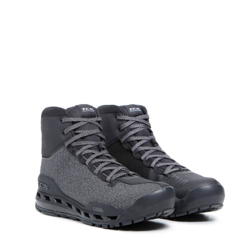 TCX Climatrek Surround GTX Shoe Black/Grey Size 40 - Black/Grey Size 40 waterproof riding shoe - Click Image to Close