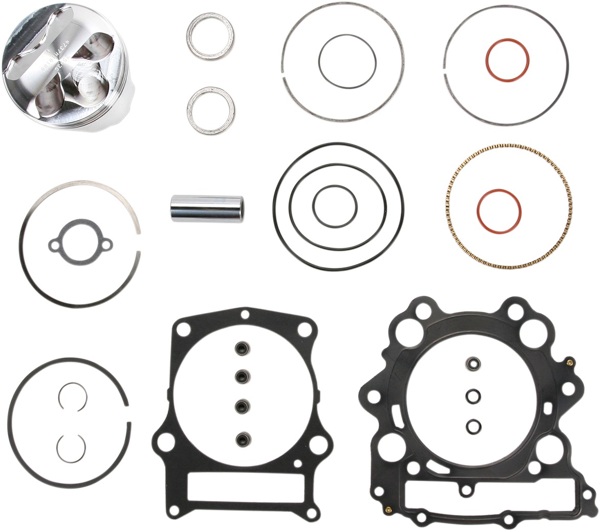 11:1 High Compr. Top End Piston Kit - +1mm Bore - For 02-08 Grizzly & 05-07 Rhino - Click Image to Close