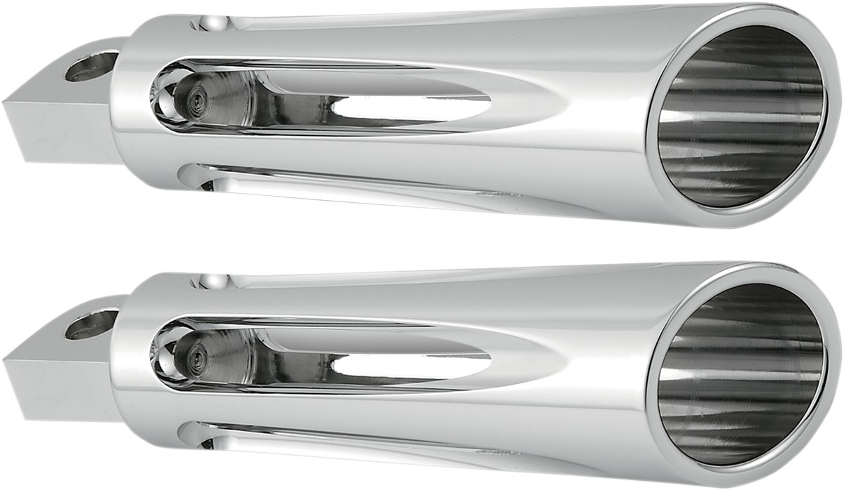 Arlen Ness Deep Cut Chrome Foot and Shift Pegs - Click Image to Close