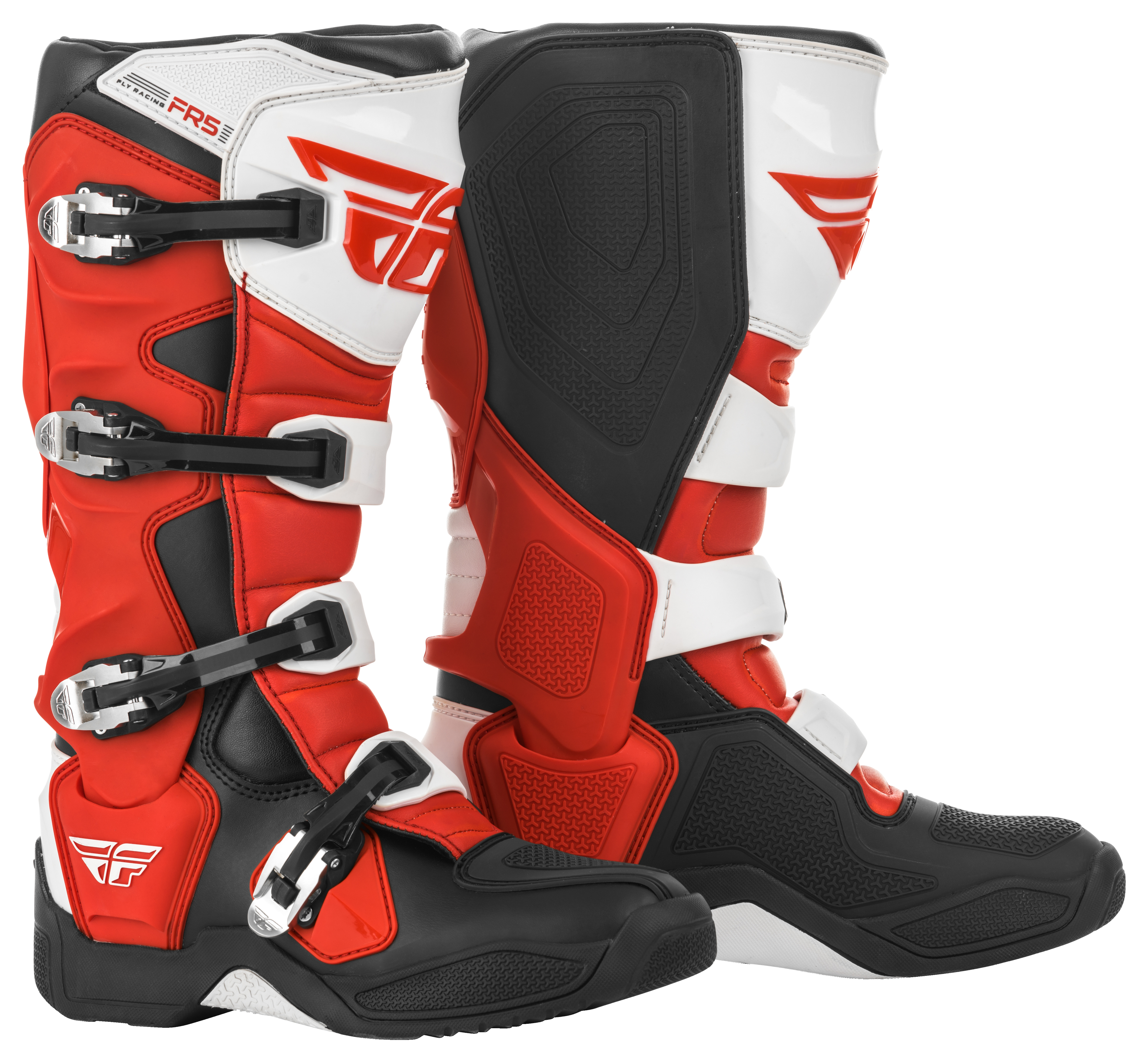 FR5 Boots Red/Black/White Size 7 - Click Image to Close