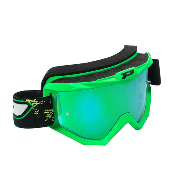 3204 MX Goggles - Fluorescent Green Frame w/ Multilayer Iridium Lens - Click Image to Close